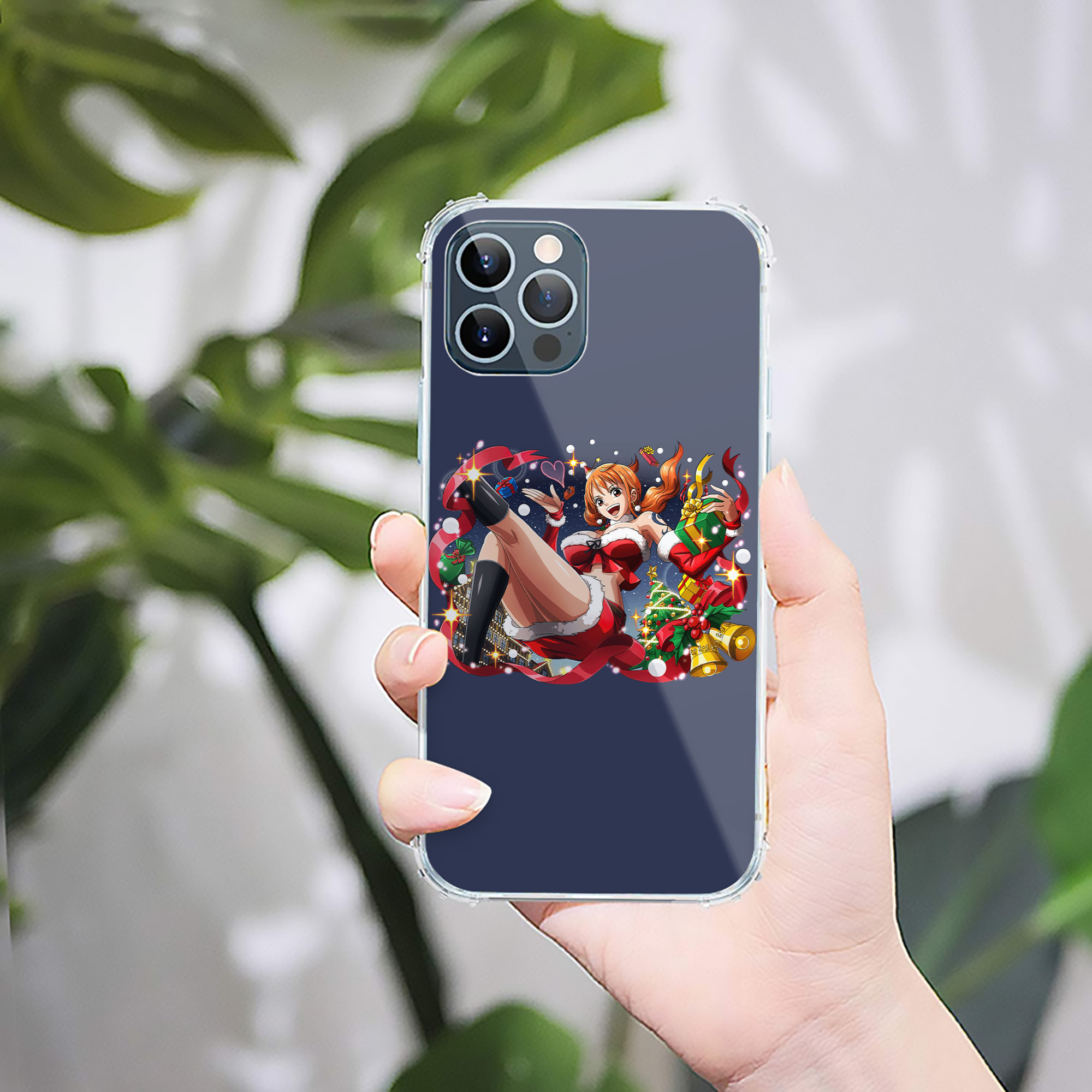 （画像用） ワンピース ナミ ONE PIECE Nami 【iPhone 12シリーズ対応】透明スマホケース（クリアソフトケース）